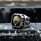 Anillo Cabeza Leon Color Plata Acero Inoxidable Para Hombre - Miniatura 6