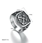 Anillo Militar Clásico Color Plata Acero Inoxidable Hombre - Miniatura 2