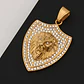 Collar Dije Escudo Leon Color Oro Acero Inoxidable Hombre - Miniatura 6
