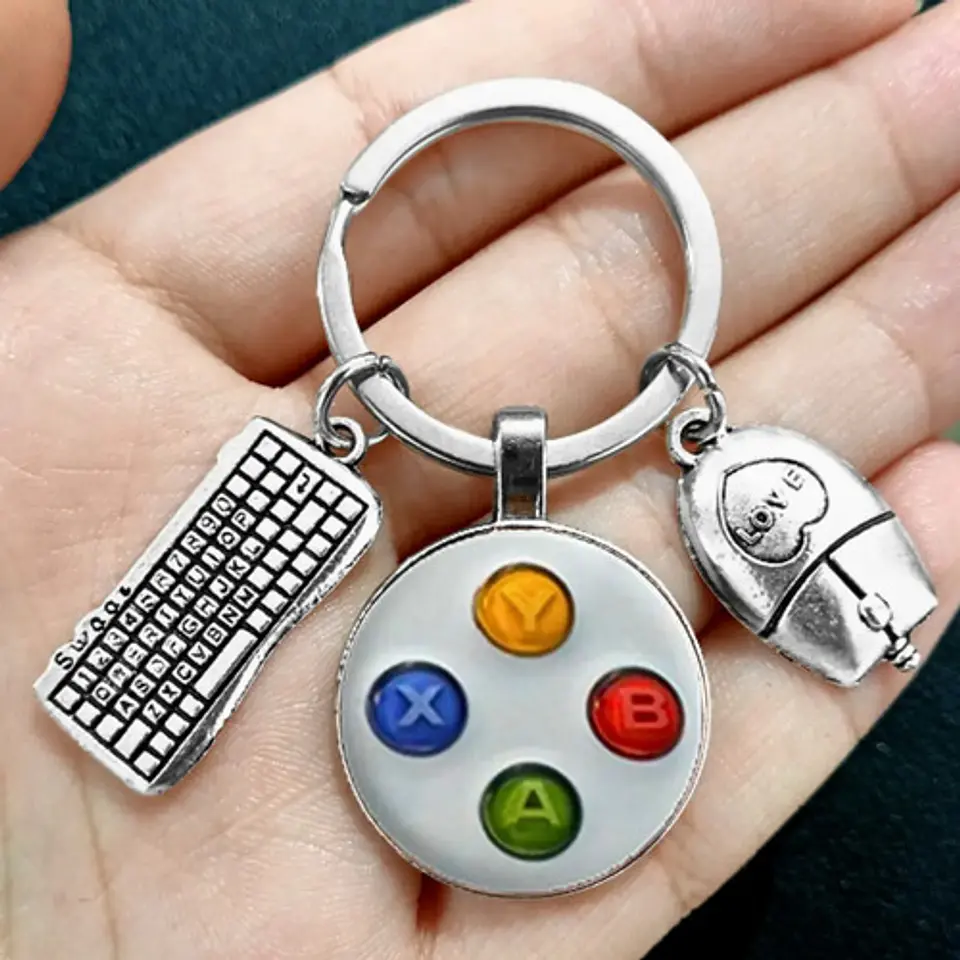 Llavero Gamer Videojuego Imagen Control Juegos Hombre Mujer 2