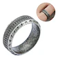 Anillo Clásico Vikingo Color Plata Acero Inoxidable Hombre - Miniatura 14
