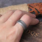 Anillo Clásico Vikingo Color Plata Acero Inoxidable Hombre - Miniatura 15