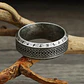 Anillo Clásico Vikingo Color Plata Acero Inoxidable Hombre - Miniatura 19