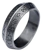 Anillo Clásico Vikingo Color Plata Acero Inoxidable Hombre - Miniatura 23