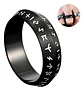 Anillo Clásico Vikingo Color Plata Acero Inoxidable Hombre - Miniatura 30