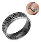 Anillo Clásico Vikingo Color Plata Acero Inoxidable Hombre - Miniatura 38