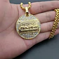 Collar Dije Última Cena Dorado Acero Inoxidable Para Hombre Dorado - Miniatura 2