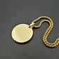 Collar Dije Última Cena Dorado Acero Inoxidable Para Hombre Dorado - Miniatura 6