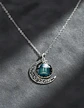 Collar Para Mujer Dije Cabujon Cristal Luna Signos Zodiacal - Miniatura 18
