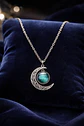 Collar Para Mujer Dije Cabujon Cristal Luna Signos Zodiacal - Miniatura 23