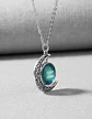 Collar Para Mujer Dije Cabujon Cristal Luna Signos Zodiacal - Miniatura 24