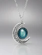 Collar Para Mujer Dije Cabujon Cristal Luna Signos Zodiacal - Miniatura 39