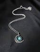 Collar Para Mujer Dije Cabujon Cristal Luna Signos Zodiacal - Miniatura 40