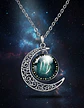 Collar Para Mujer Dije Cabujon Cristal Luna Signos Zodiacal - Miniatura 43