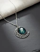 Collar Para Mujer Dije Cabujon Cristal Luna Signos Zodiacal - Miniatura 47