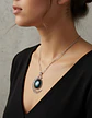 Collar Para Mujer Dije Cabujon Cristal Luna Signos Zodiacal - Miniatura 60
