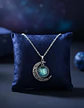 Collar Para Mujer Dije Cabujon Cristal Luna Signos Zodiacal - Miniatura 67