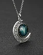 Collar Para Mujer Dije Cabujon Cristal Luna Signos Zodiacal - Miniatura 75