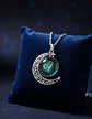 Collar Para Mujer Dije Cabujon Cristal Luna Signos Zodiacal - Miniatura 81
