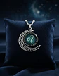 Collar Para Mujer Dije Cabujon Cristal Luna Signos Zodiacal - Miniatura 83
