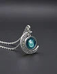 Collar Para Mujer Dije Cabujon Cristal Luna Signos Zodiacal - Miniatura 87