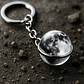 Llavero Hombres Mujeres Planeta Luna Sol Cristal Doble Cara - Miniatura 5