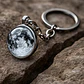 Llavero Hombres Mujeres Planeta Luna Sol Cristal Doble Cara - Miniatura 7