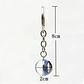 Llavero Hombres Mujeres Planeta Luna Sol Cristal Doble Cara - Miniatura 10