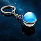 Llavero Hombres Mujeres Planeta Luna Sol Cristal Doble Cara - Miniatura 20