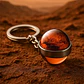 Llavero Hombres Mujeres Planeta Luna Sol Cristal Doble Cara - Miniatura 32