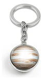 Llavero Hombres Mujeres Planeta Luna Sol Cristal Doble Cara - Miniatura 42