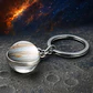 Llavero Hombres Mujeres Planeta Luna Sol Cristal Doble Cara - Miniatura 44