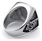 Anillo Color Plata Acero Inoxidable Mason 32 Aguila Hombre - Miniatura 3