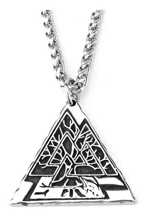 Collar Vikingo Árbol De La Vida Acero Inoxidable Para Hombre
