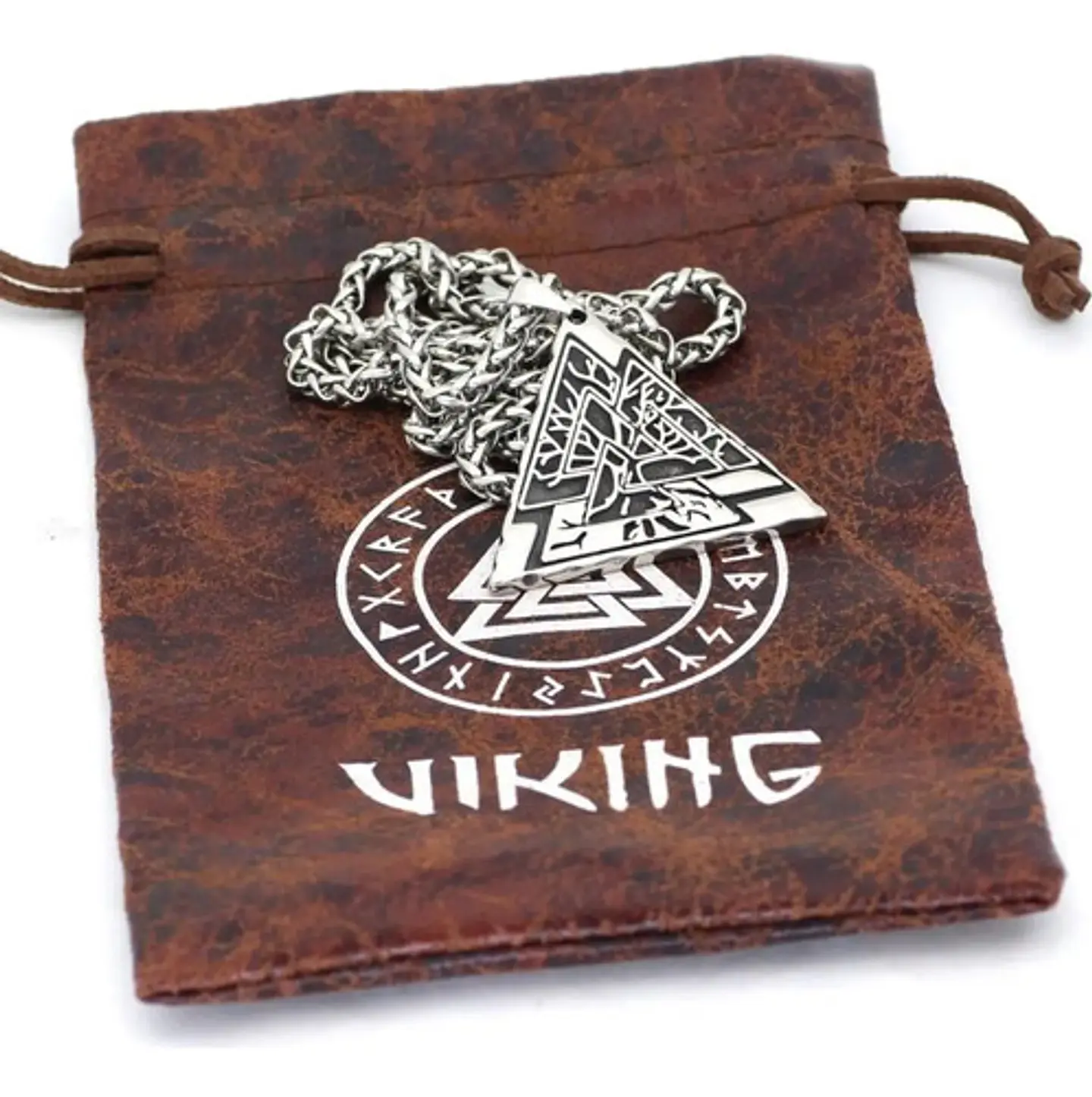 Collar Vikingo Árbol De La Vida Acero Inoxidable Para Hombre 3