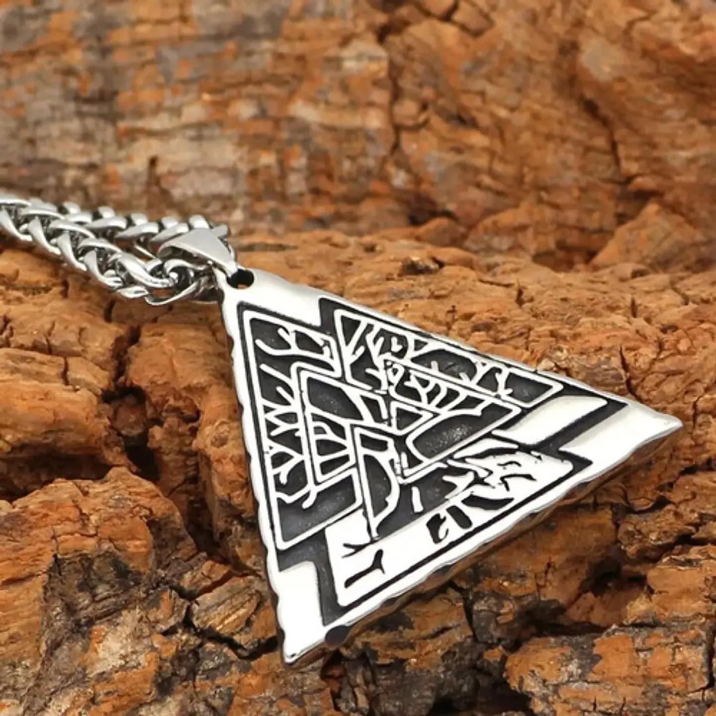Collar Vikingo Árbol De La Vida Acero Inoxidable Para Hombre 7