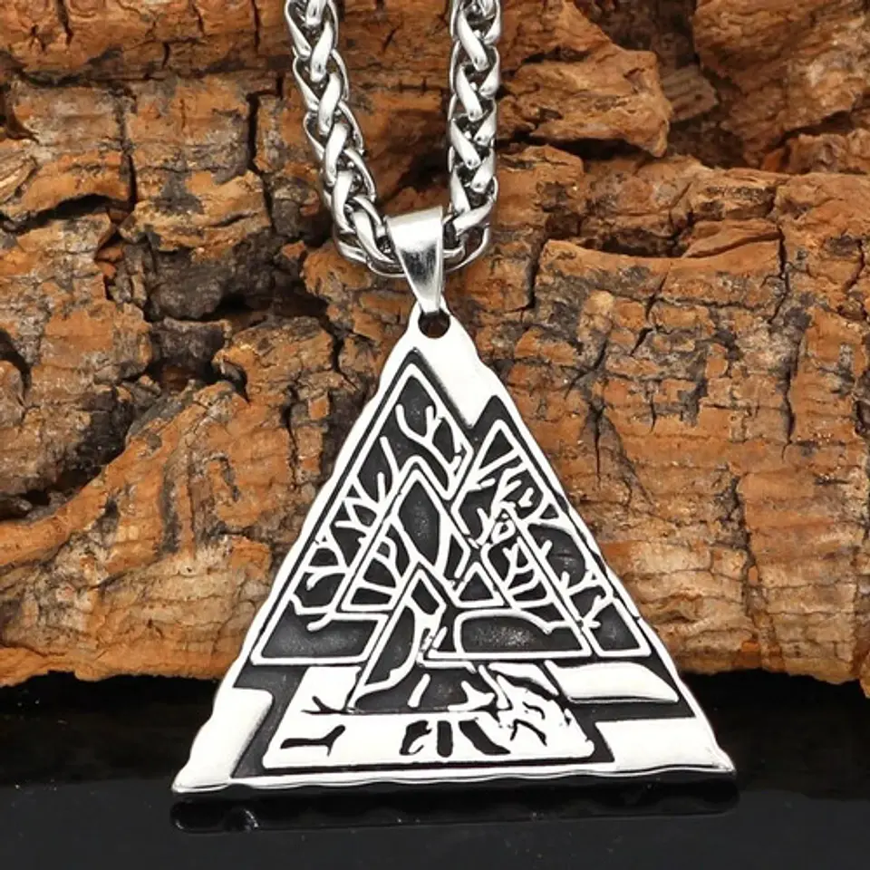 Collar Vikingo Árbol De La Vida Acero Inoxidable Para Hombre 9