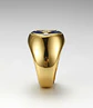 Anillo Para Hombres Símbolo Masón Logia Acero De Color Oro - Miniatura 8