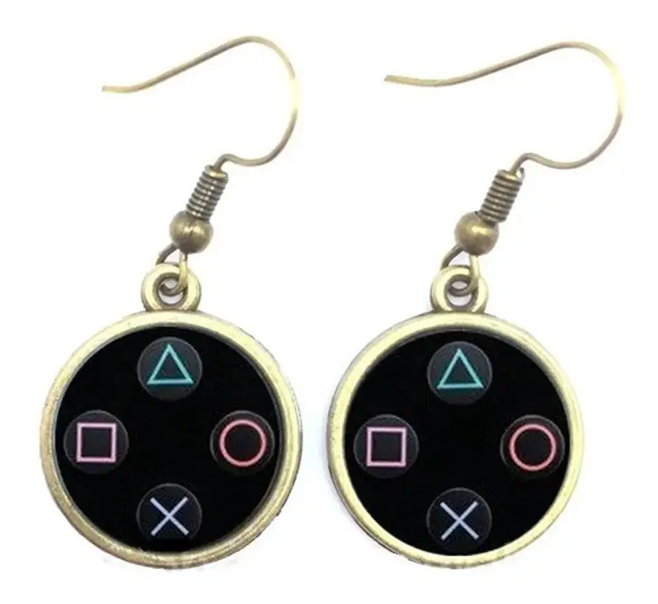 Aretes Pendientes Control De Videojuegos Mujer 3