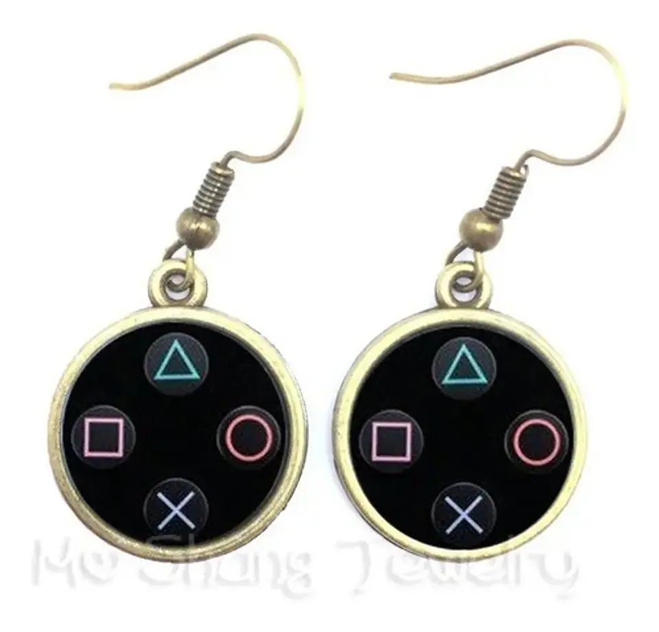 Aretes Pendientes Control De Videojuegos Mujer 4