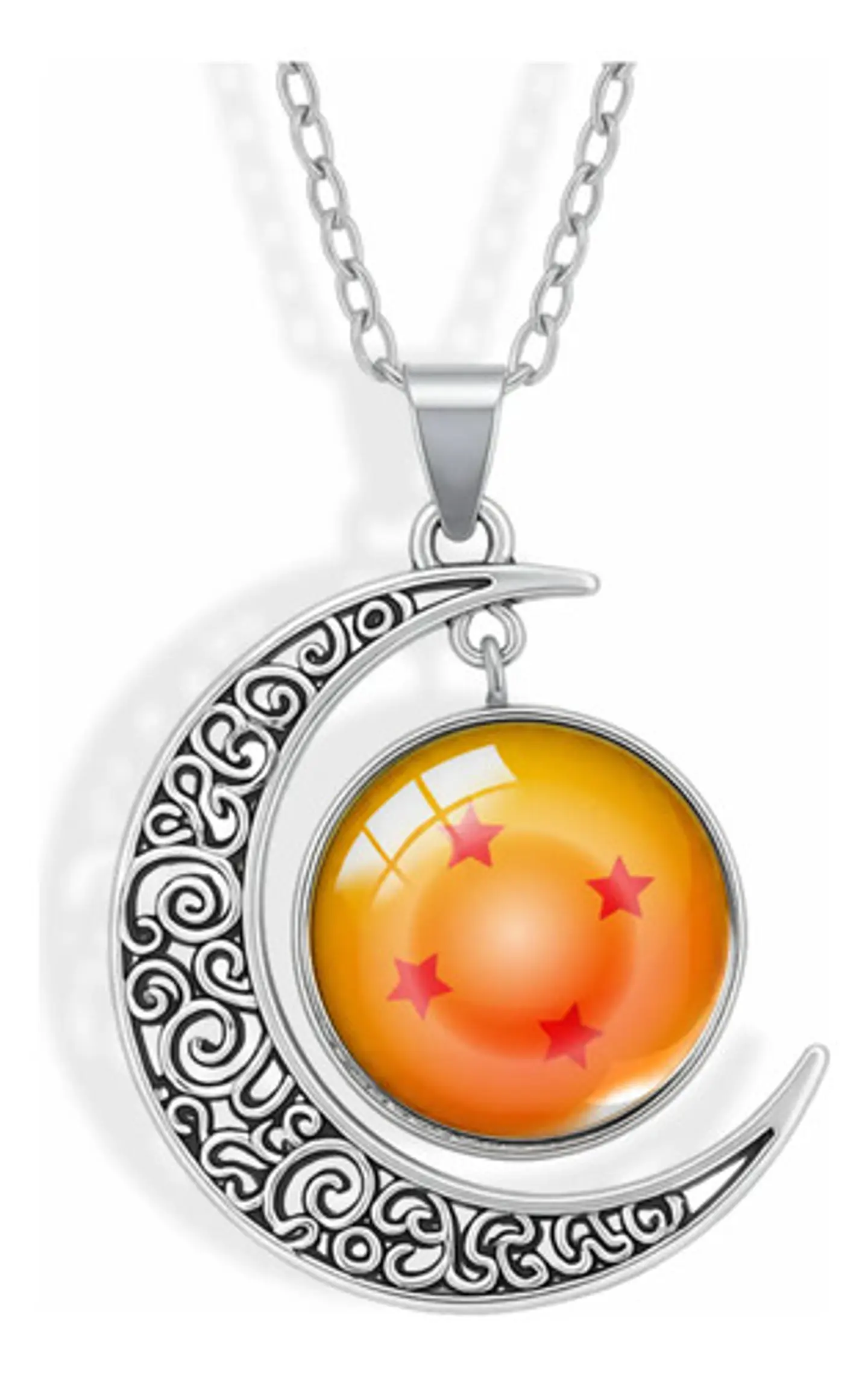 Collar Para Mujer Dije Luna Esfera Dragon Ball Z Anime 1