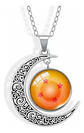 Collar Para Mujer Dije Luna Esfera Dragon Ball Z Anime - Miniatura 1