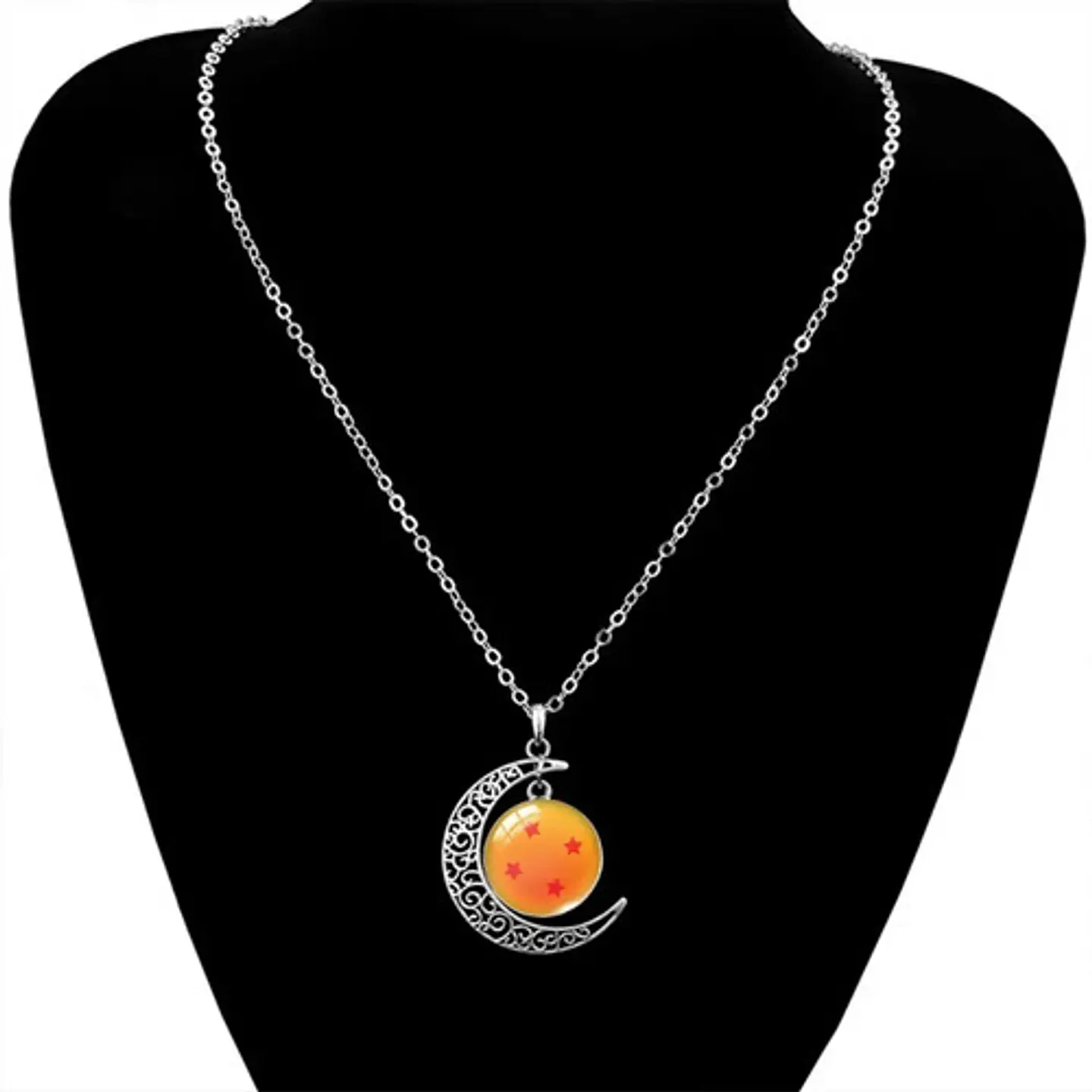 Collar Para Mujer Dije Luna Esfera Dragon Ball Z Anime 2