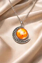 Collar Para Mujer Dije Luna Esfera Dragon Ball Z Anime - Miniatura 3