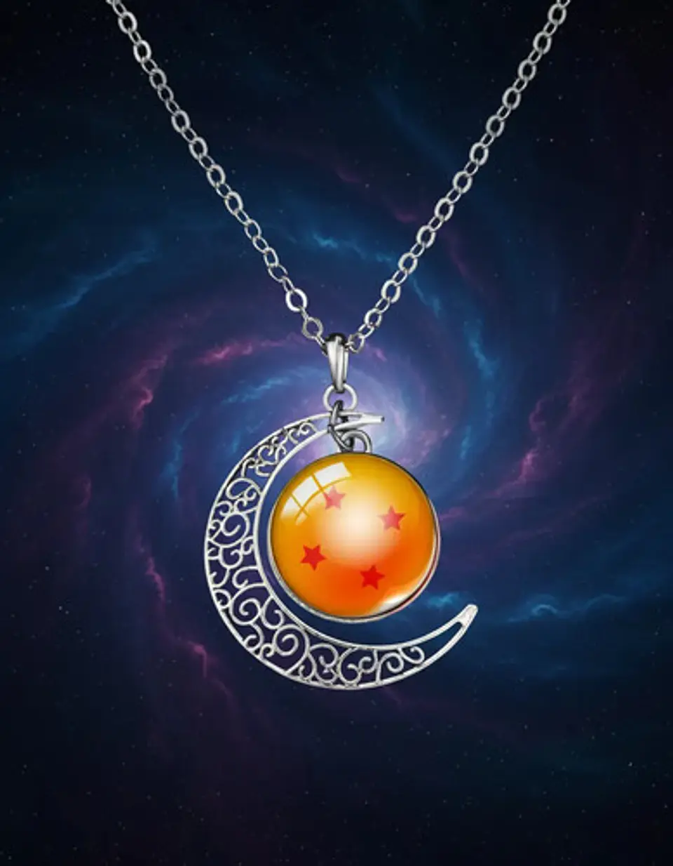 Collar Para Mujer Dije Luna Esfera Dragon Ball Z Anime 7