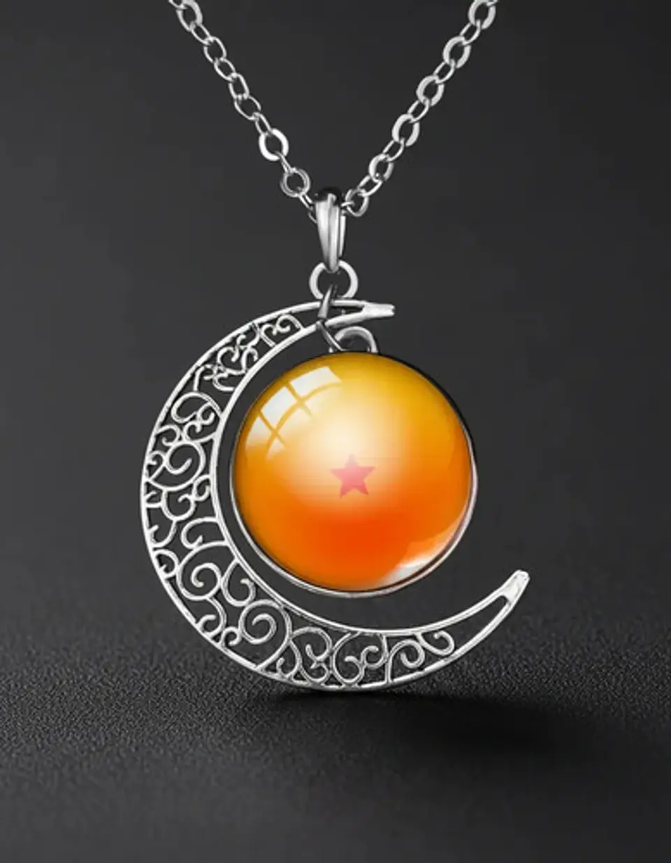 Collar Para Mujer Dije Luna Esfera Dragon Ball Z Anime 10