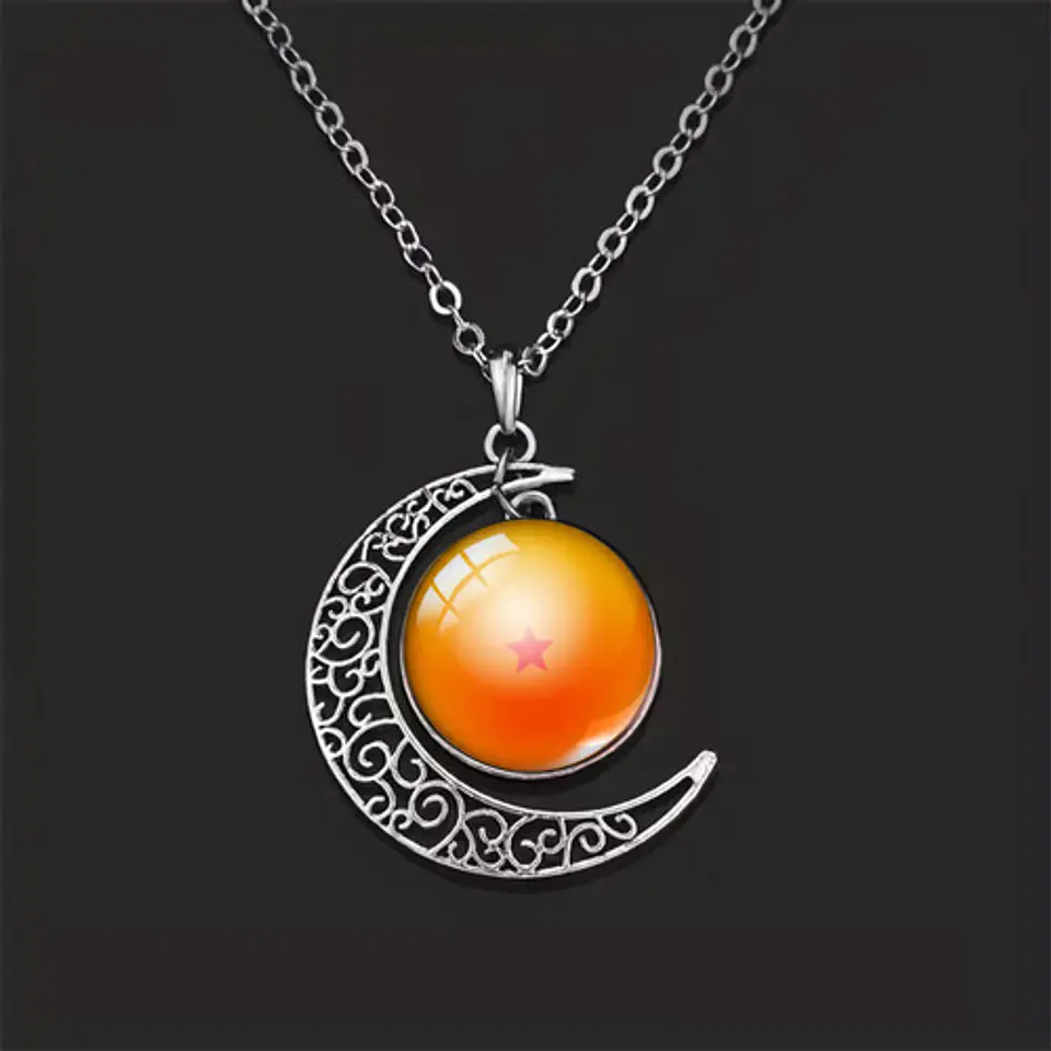 Collar Para Mujer Dije Luna Esfera Dragon Ball Z Anime 11