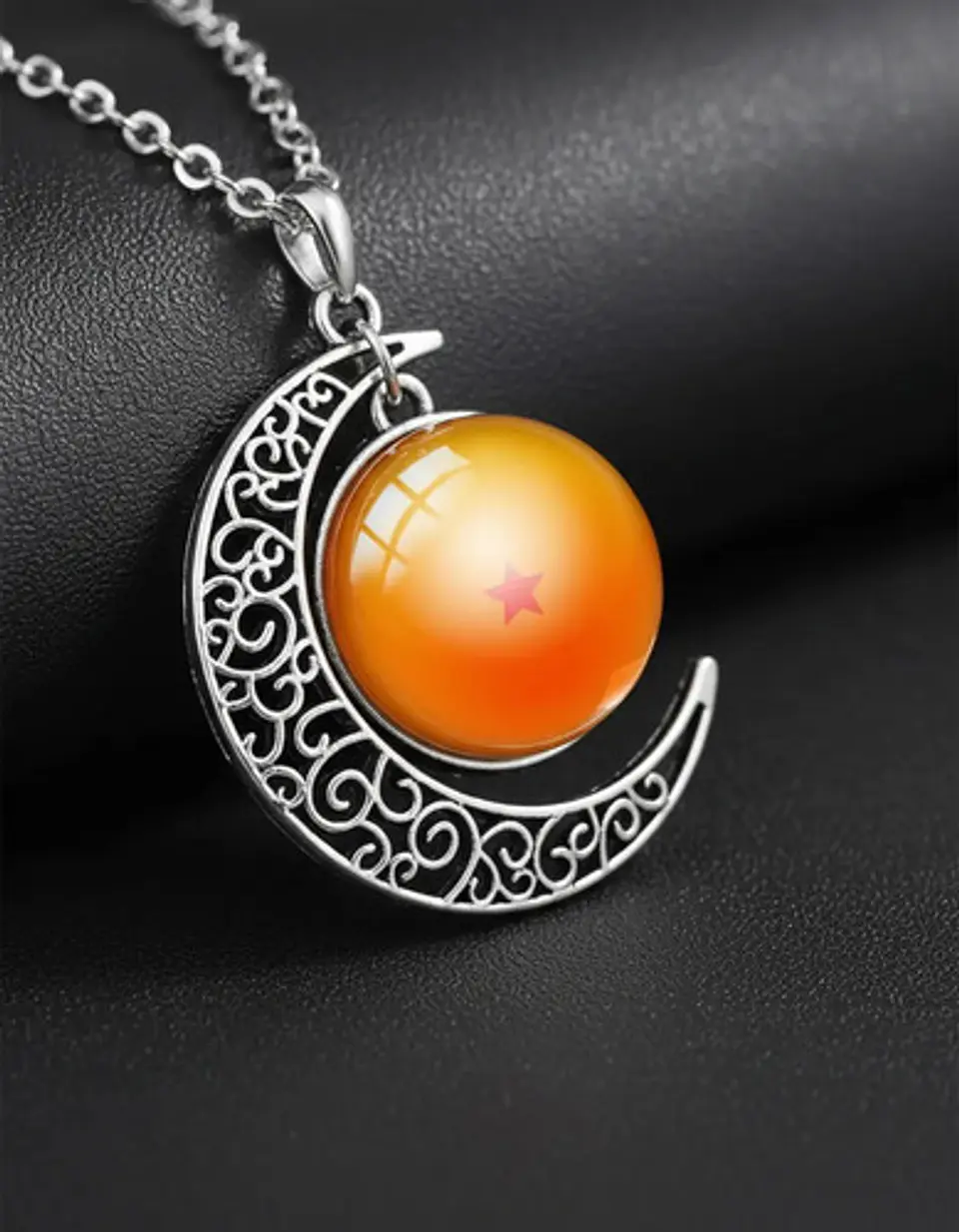 Collar Para Mujer Dije Luna Esfera Dragon Ball Z Anime 12