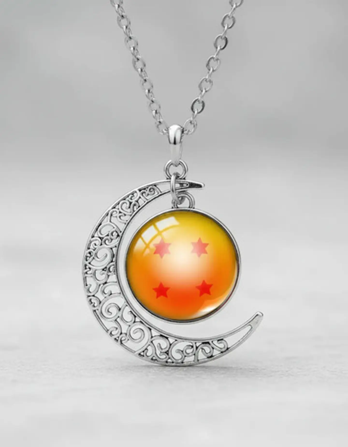 Collar Para Mujer Dije Luna Esfera Dragon Ball Z Anime 15