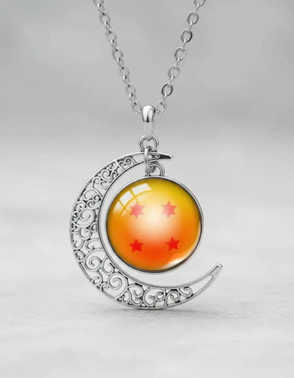 Collar Para Mujer Dije Luna Esfera Dragon Ball Z Anime 15